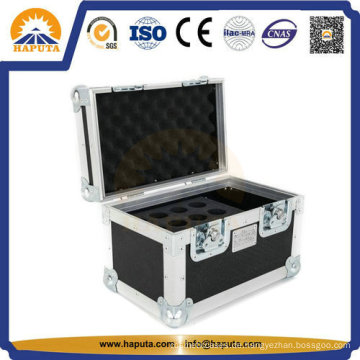 Aufbewahrungskoffer aus Aluminium für Musikinstrumente mit speziellem Schaumstoff im Inneren (HF-5102)